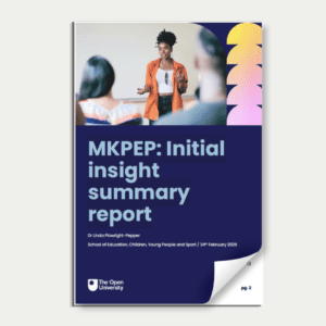 MKPEP: Initial insight summary report Front Page